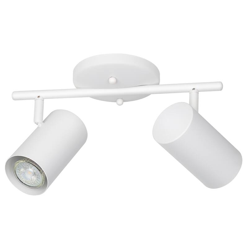 Calloway Fixed Track Light - 2-Light - White