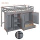 preview thumbnail 6 of 7, Twin size Loft Bed with Drawer, Two Wardrobes and Mirror