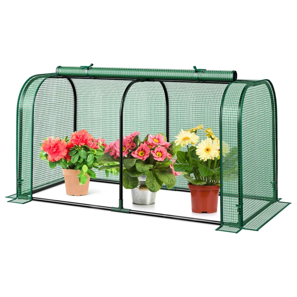 Costway Portable Mini Greenhouse 47" x 22" x 24" Outdoor Indoor Tunnel - See Details