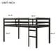 preview thumbnail 24 of 36, Solid Rubber Wooden Twin Loft Bed with Ladder