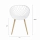 preview thumbnail 10 of 25, Jamesdar Kurv Mid-Century Modern Lightweight Mini Chair (Set of 2)