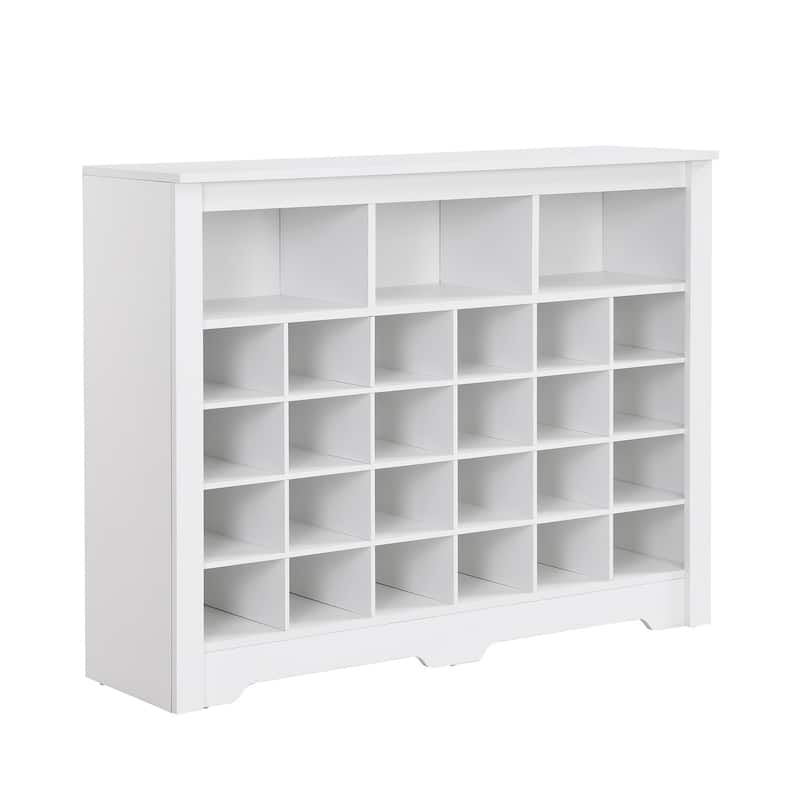 Merax Sleek Design 24 Shoe Cubby Console