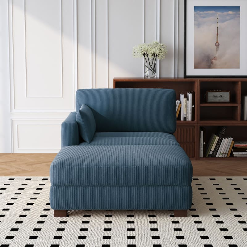 Modern Chaise Lounge Modular Sectional Sofa