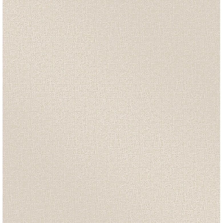 Brewster Basilic Cream Mosaic Wallpaper - 20.5in x 396in x 0.025in