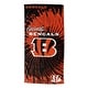 preview thumbnail 6 of 74, NFL Psychedelic Beach Towel 30" x 60" - Cincinnati Bengals
