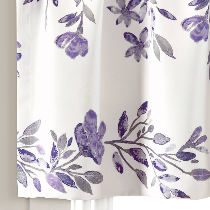 Lush Decor Tanisha Room Darkening Window Curtain Valance - 18" x 52"