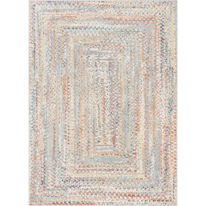 Well Woven Rodeo Chindi Bohemian Vintage Area Rug