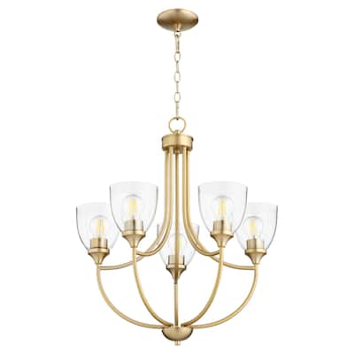 Quorum International Enclave 5 Light 24" Wide Chandelier