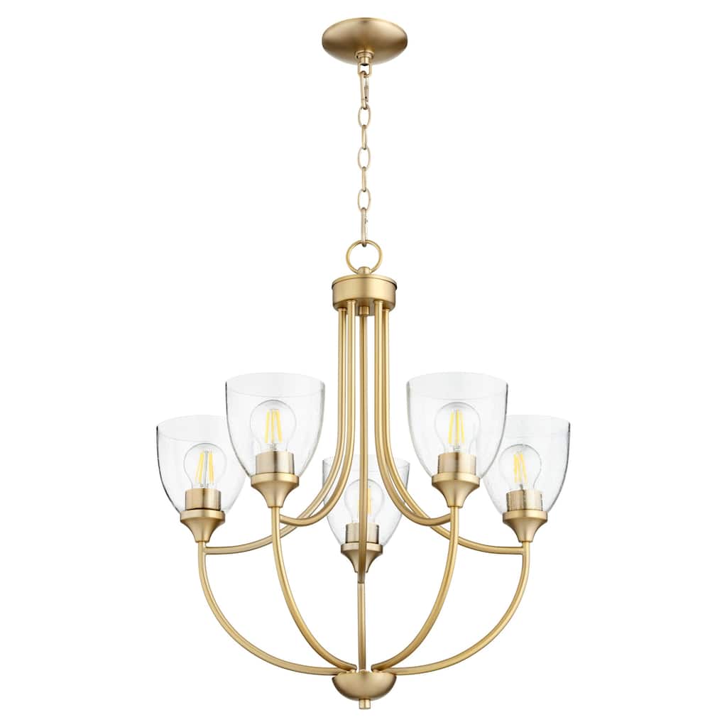 Quorum International Enclave 5 Light 24" Wide Chandelier