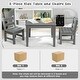 preview thumbnail 12 of 38, Costway 3PCS Kids Table & 2 Chairs Set Outdoor Heavy-Duty All-Weather - See Details