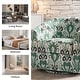 preview thumbnail 86 of 106, Cuenca Modern Living Room Wooden Upholstered 360° Swivel Barrel Chair with Metal Base and Wide Backrest