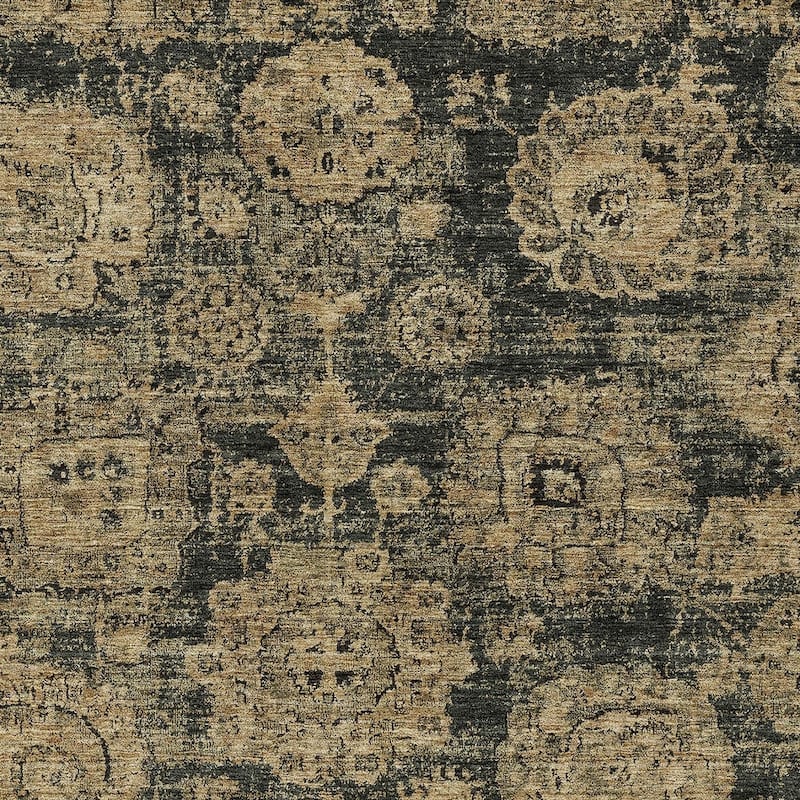 HomeRoots Floral Transitional Rectangle Outdoor Rug