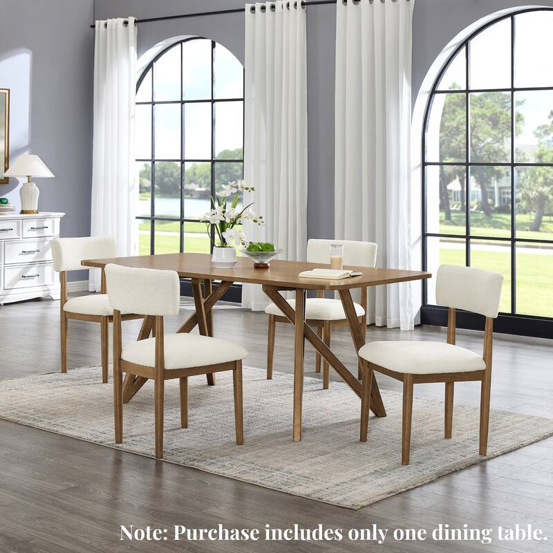 Roundhill Furniture Axler 70-in Length Dining Table