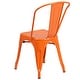 preview thumbnail 23 of 164, Metal Indoor/ Outdoor Stackable Bistro Chair (Set of 4)
