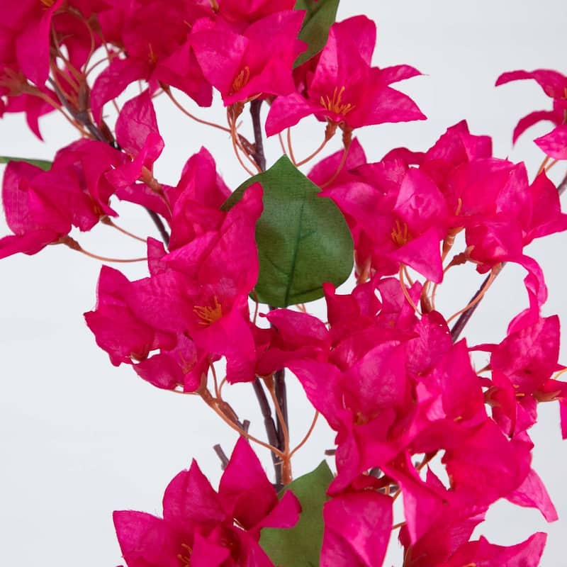 Bougainvillea Blossom Artificial Floral Stem Sprays - 47" - Pink - Set of 3