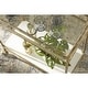 preview thumbnail 12 of 11, Signature Design by Ashley Plattfield Gold/Clear Bar Cart - 28" W x 14.5" D x 31.63" H