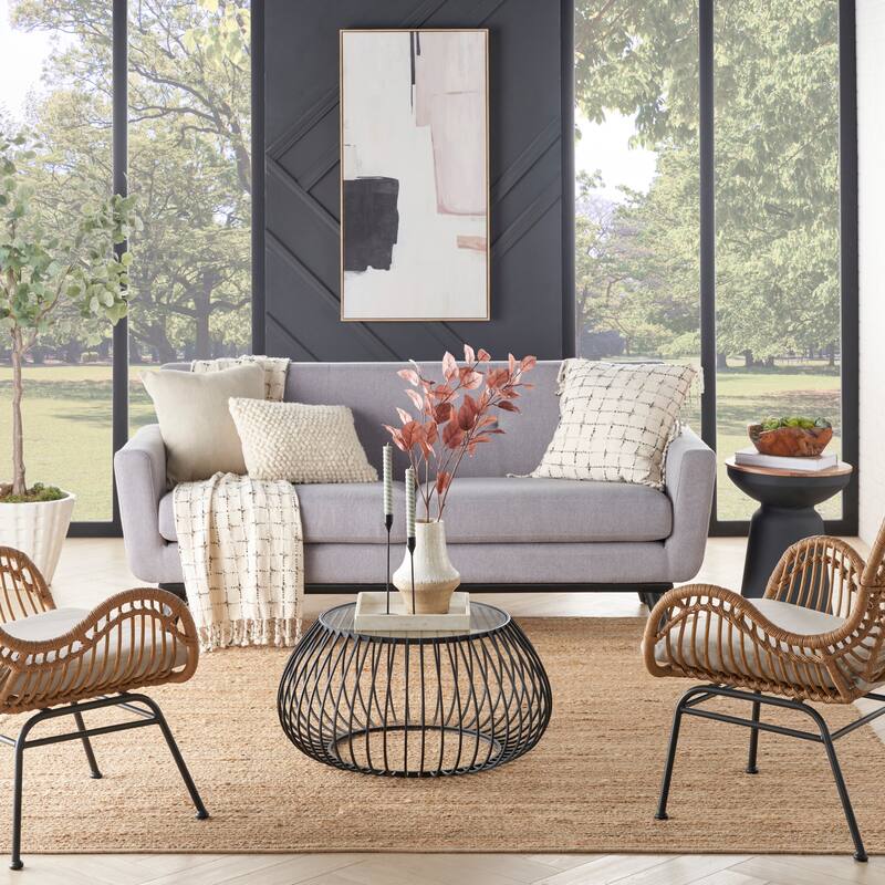 Nourison Natural Jute Indoor only Solid Area Rug