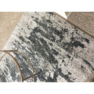 Nourison Maxell Ivory Grey Rug 5 3 X 7 Free Shipping Today Nourison Maxell Ivory Grey Rug 5 X27