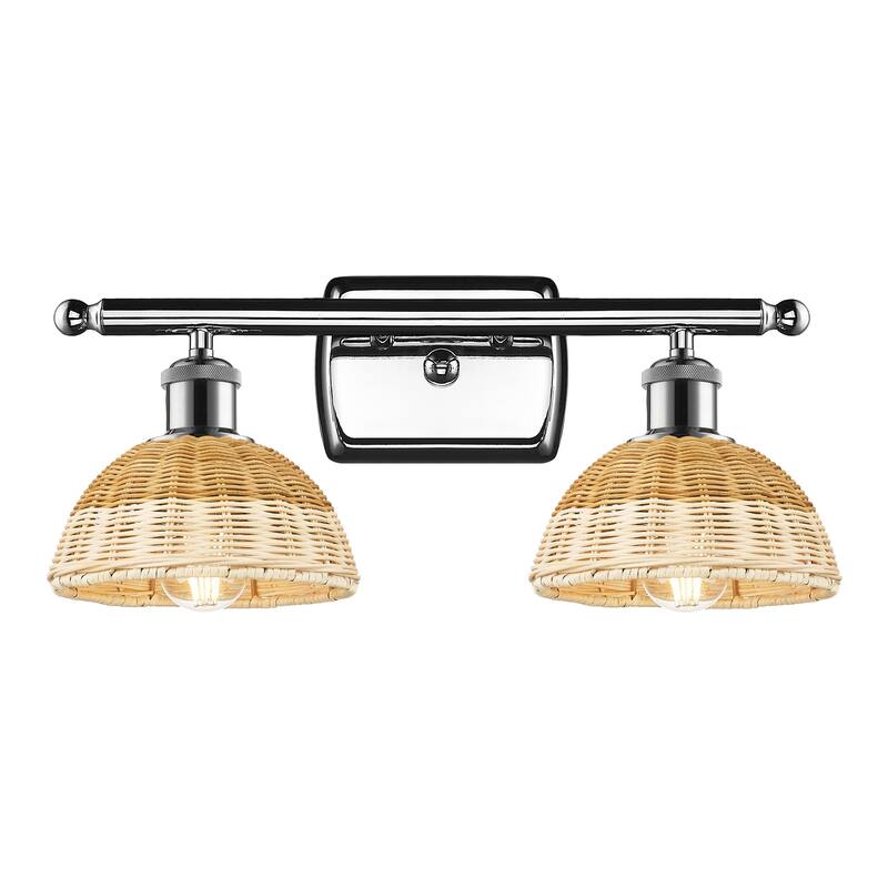 Innovations Lighting Endless Possibilities Ballston - Bristol Natural II - 2 Light 18" Bath Vanity Light - Polished Chrome