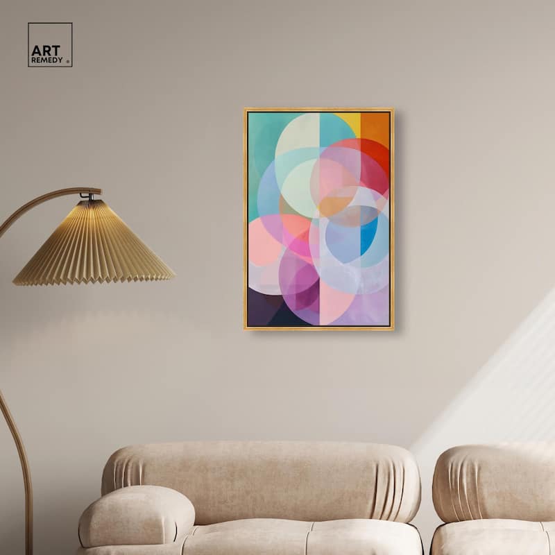 Oneiric Circles II Canvas by Art Remedy