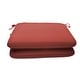 Thumbnail 9, 18-inch Square Solid-color Sunbrella Outdoor Seat Cushions (Set of 2). Changes active main hero.
