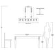 preview thumbnail 2 of 50, Kiro 7-light Farmhouse 48In Linear Chandelier Rectangle Dining Lights with UL - 48'' W x 7.78'' D x 11'' H
