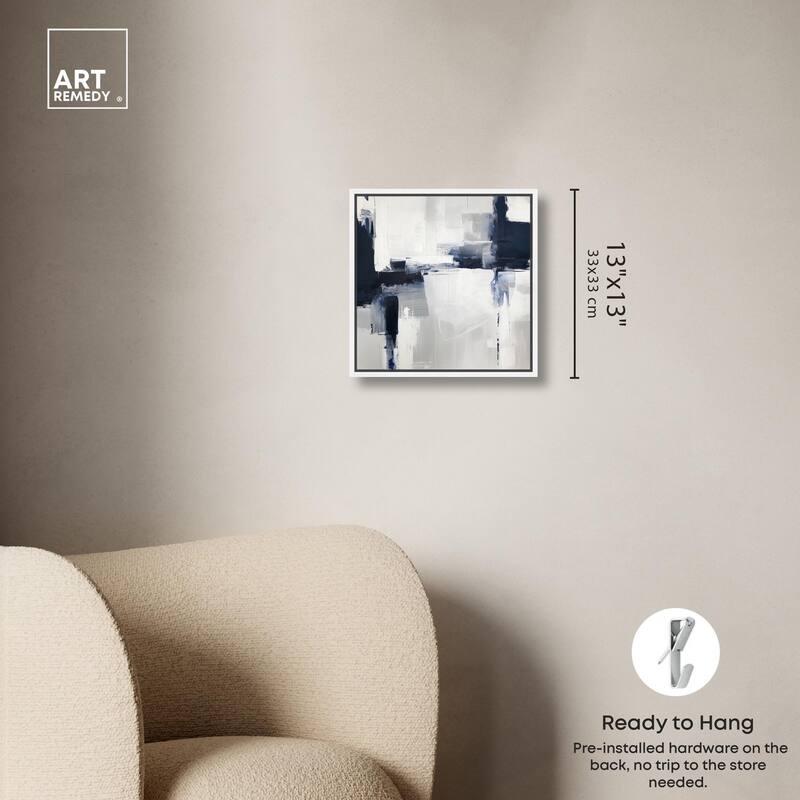 Porcelain Blue on White II Canvas by Art Remedy