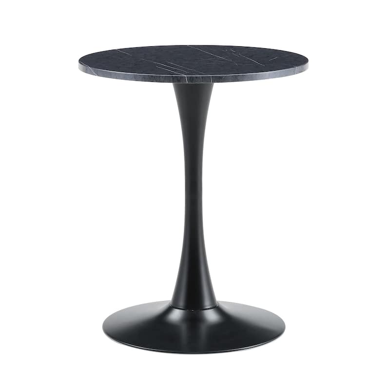 Round Tulip Dining Table, Kitchen Table with Thickened Tabletop, Bistro Table Circle Table Coffee Table