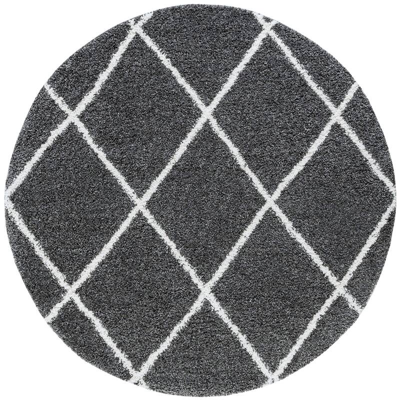 Sohni Shag Farmhouse Diamond Indoor Area Rug