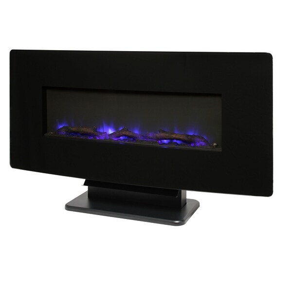 Muskoka SF310C-36 4600 BTU 36" Wide Wall Mounted Vent Free Electric Fireplace - Black