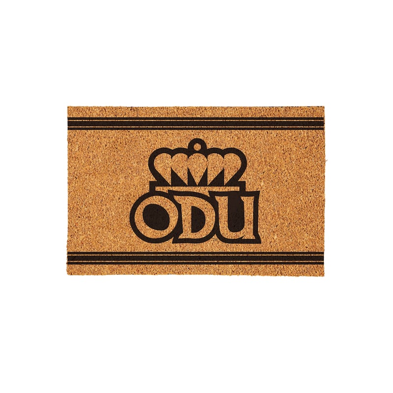 Old Dominion University Monochrome Indoor/Outdoor Coir Door Mat