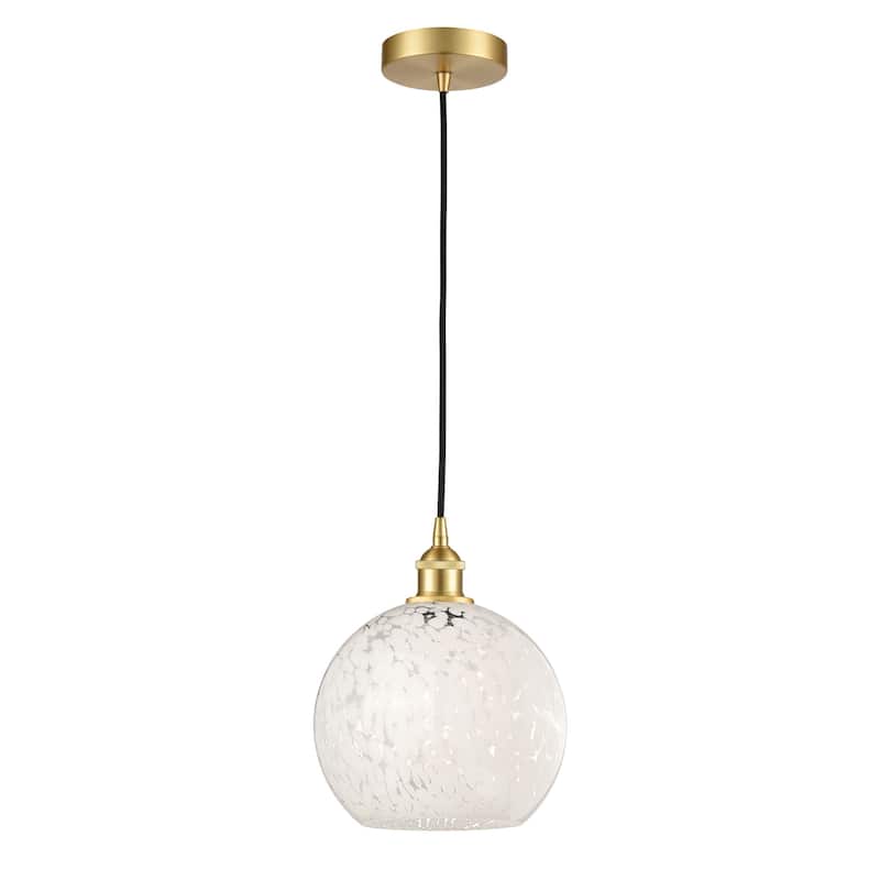 Innovations Lighting 616-1P 12 10 White Mouchette Pendant White