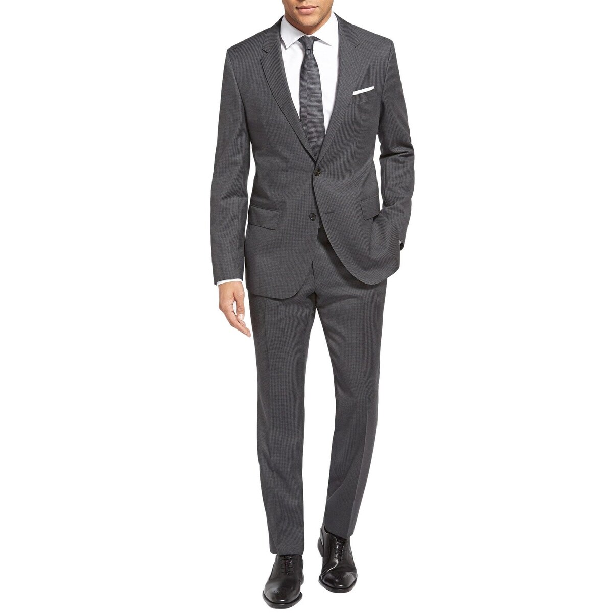 hugo boss grey suit