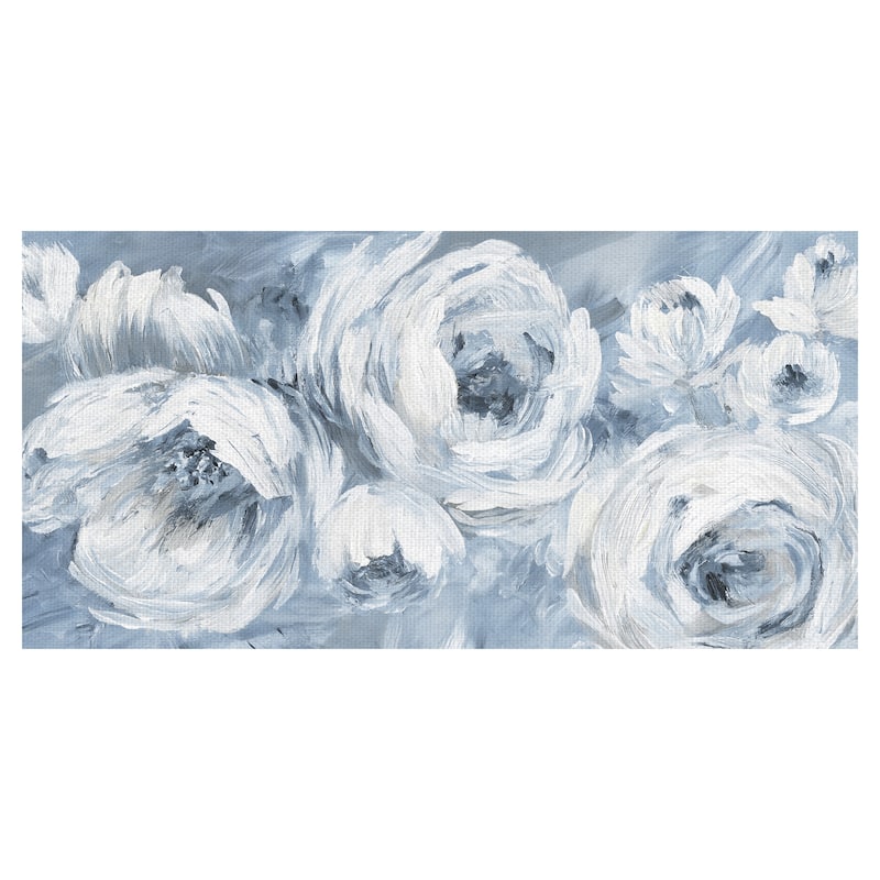 Contemporary Blues Canvas Art Print