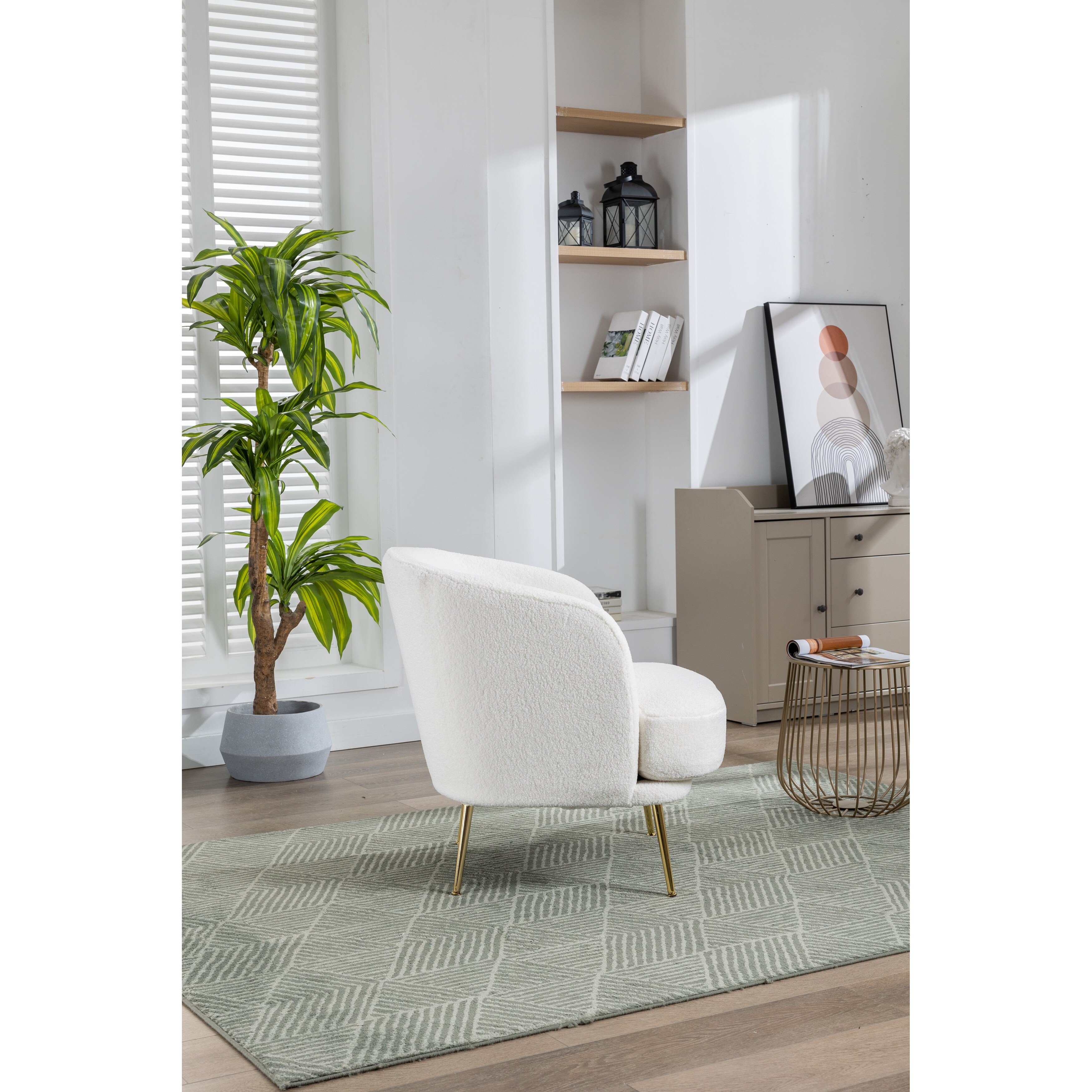 Curved discount reading chair