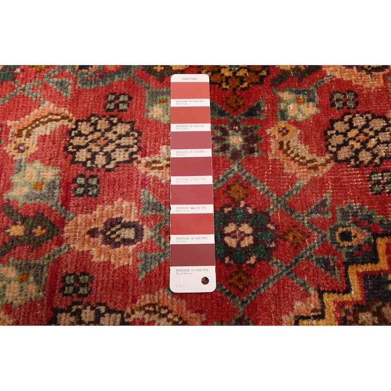 ECARPETGALLERY Hand-knotted Andelz Red Wool Rug - 6'3 x 9'2