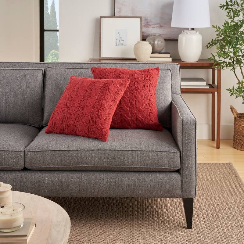 Mina Victory Lifestyle Solid Throw Pillow
