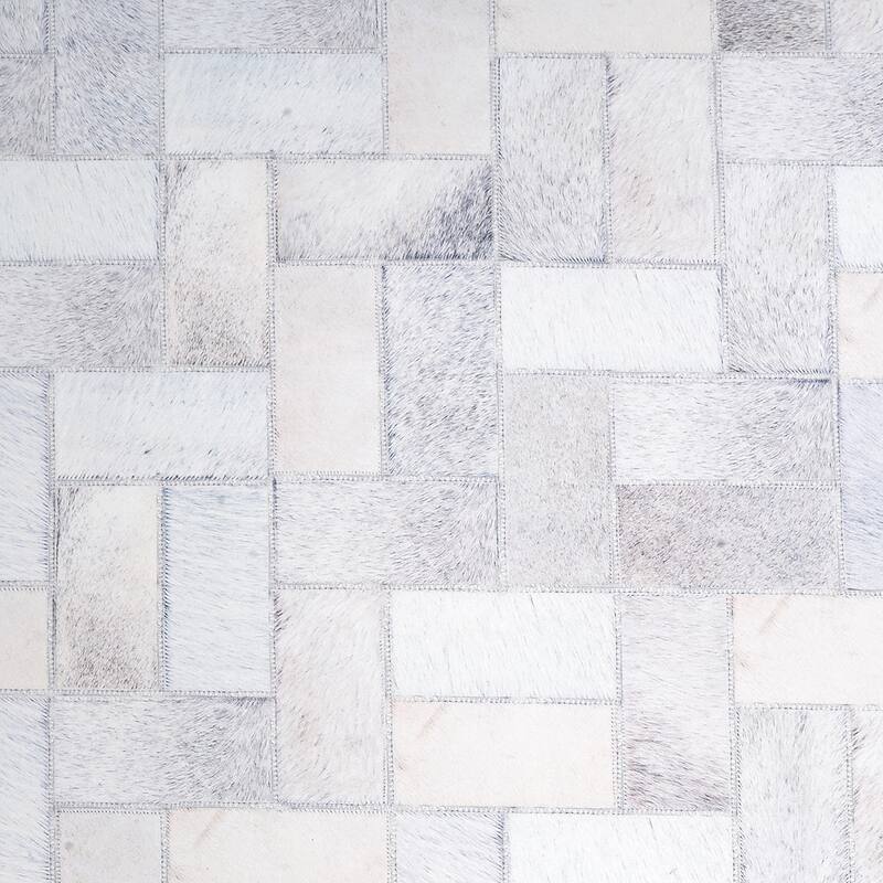 Steppe Boulder Tile Gray- Off White Area Rug