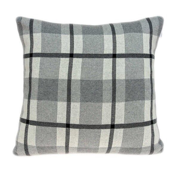 blue plaid pillows