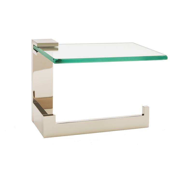 Alno A6465R Linear 6" Wide Solid Metal Euro Modern Right Hand Slide - Polished Nickel