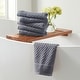 preview thumbnail 4 of 197, Linery & Co. Cotton Diamond Waffle Texture Bath Towels