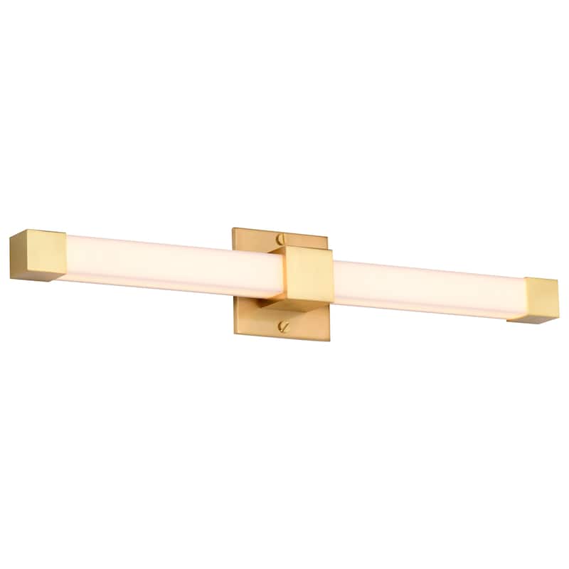 Brightwyn 24 Inch LED Vanity Brushed Brass Finish - Brushed Brass