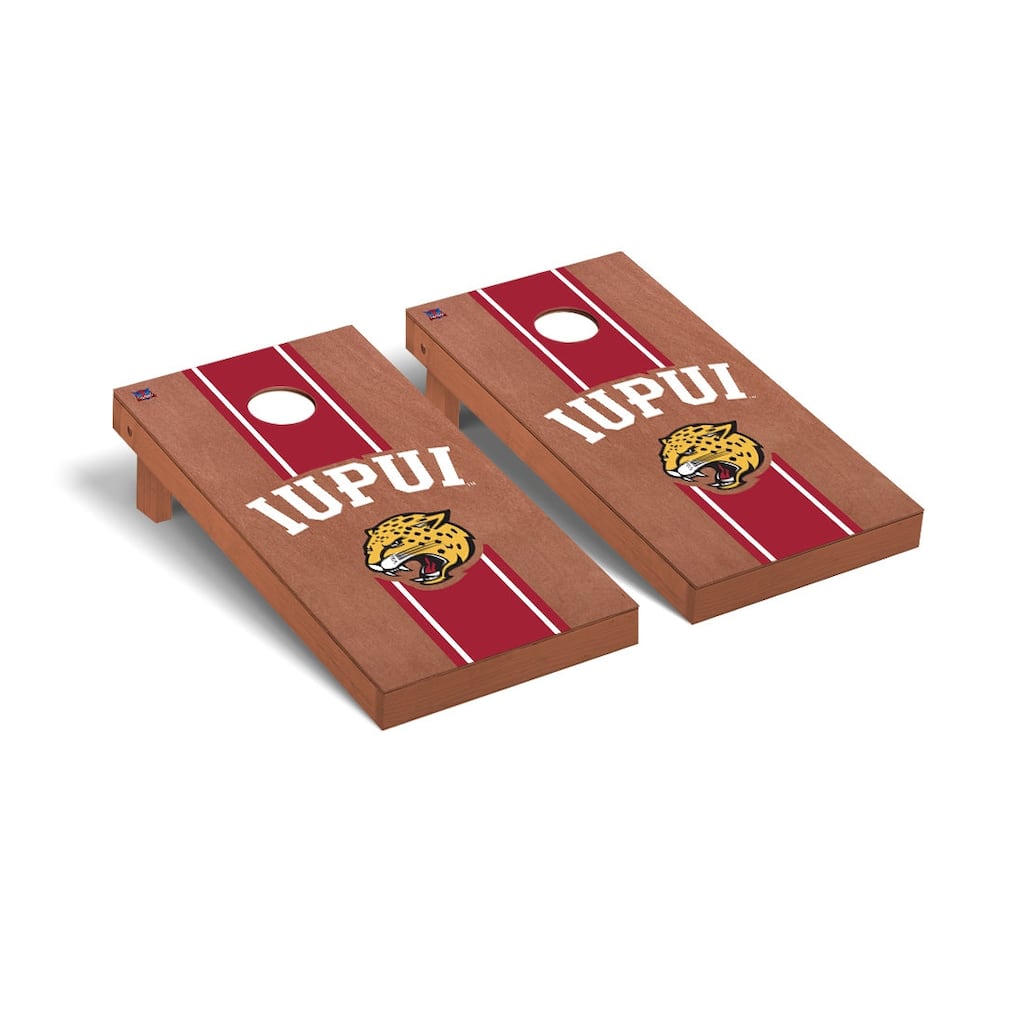 Indiana Purdue Jaguars Rosewood Cornhole Board Set