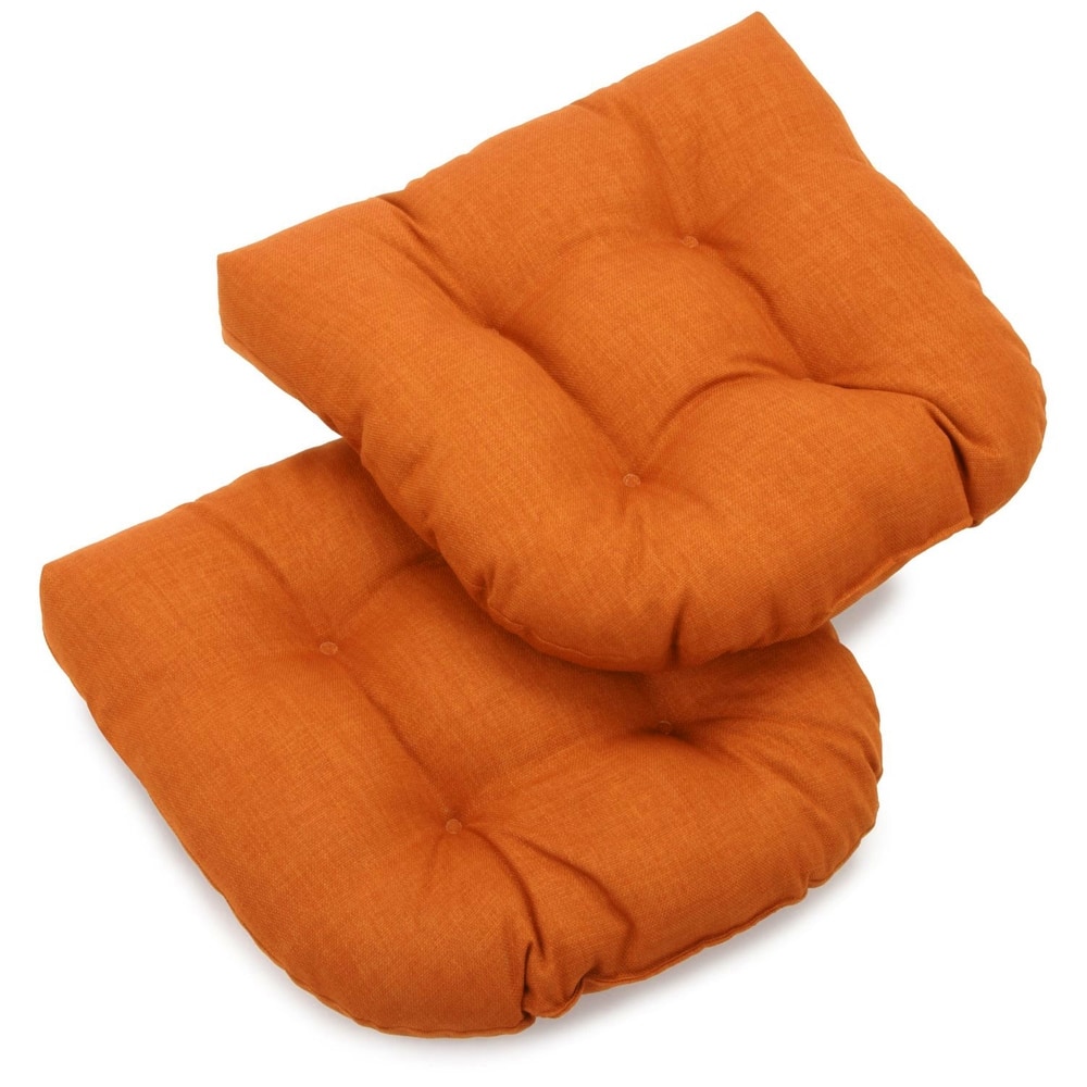 Blazing Needles 19-inch All-weather Patio Chair Cushions (Set of 2)