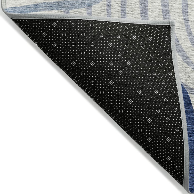 HomeRoots Abstract Transitional Rectangle Outdoor Rug