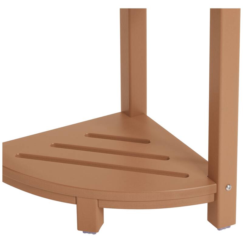 Anapolis Poly Corner Shower Bench