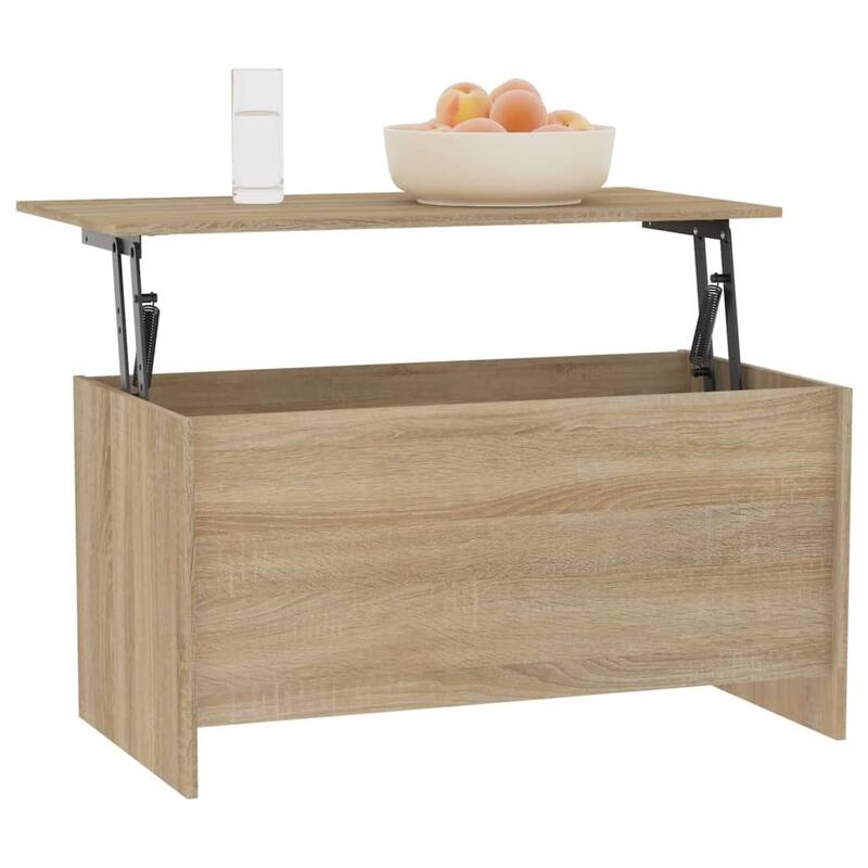 vidaXL Coffee Table Lift Top End Table Accent Side Sofa Table Engineered Wood - 40.2"x21.9"x20.7"