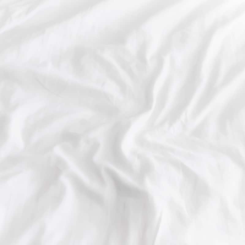 Superior Cotton Blend Hotel Quality White Flat Bed Sheet Set of 3