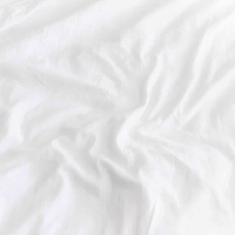 Superior Cotton Blend Hotel Quality White Flat Bed Sheet Set of 6