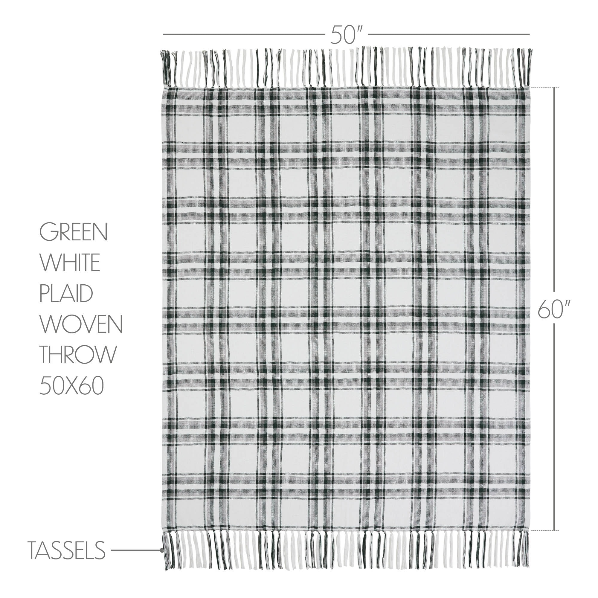 Green woven throw new arrivals